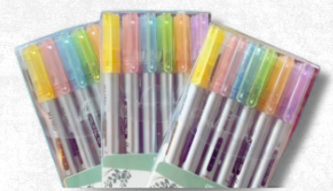 اقلام هايلايتر وجاف ف نفس الوقت