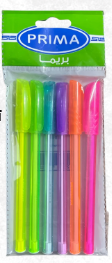 اقلام جافة برأس كروي من بريما 6 اقلام
