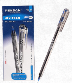 قلم جاف My-Tech  أزرق-أسود -أحمر سن0.7 مم