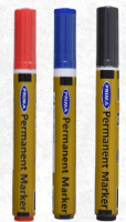 قلم ماركر دائم لون من بريما احمر - اسود - ازرق