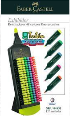 هايلايتر فابر كاستل بالوان متعدده فوسفوريه