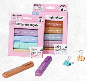 هايلايتر جليتر بالوان باستال مميزه