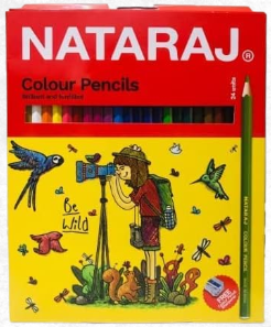 أقلام تلوين كلاسيكية من ناتاراج (عبوة من 24 قطعة)