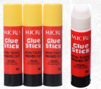 ستيك صمغ شفاف من ميكرو، 8 جرام