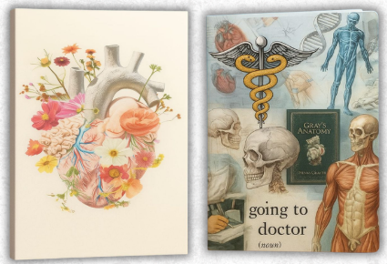 كشاكيل كبيرة مقاس ِA4 ورق كريمي