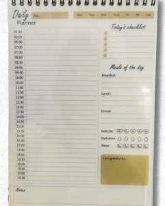 نوته مهام يومية تكعيب علوى