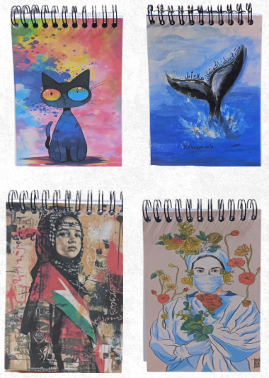 نوتة مقاس A6 تكعيب علوى